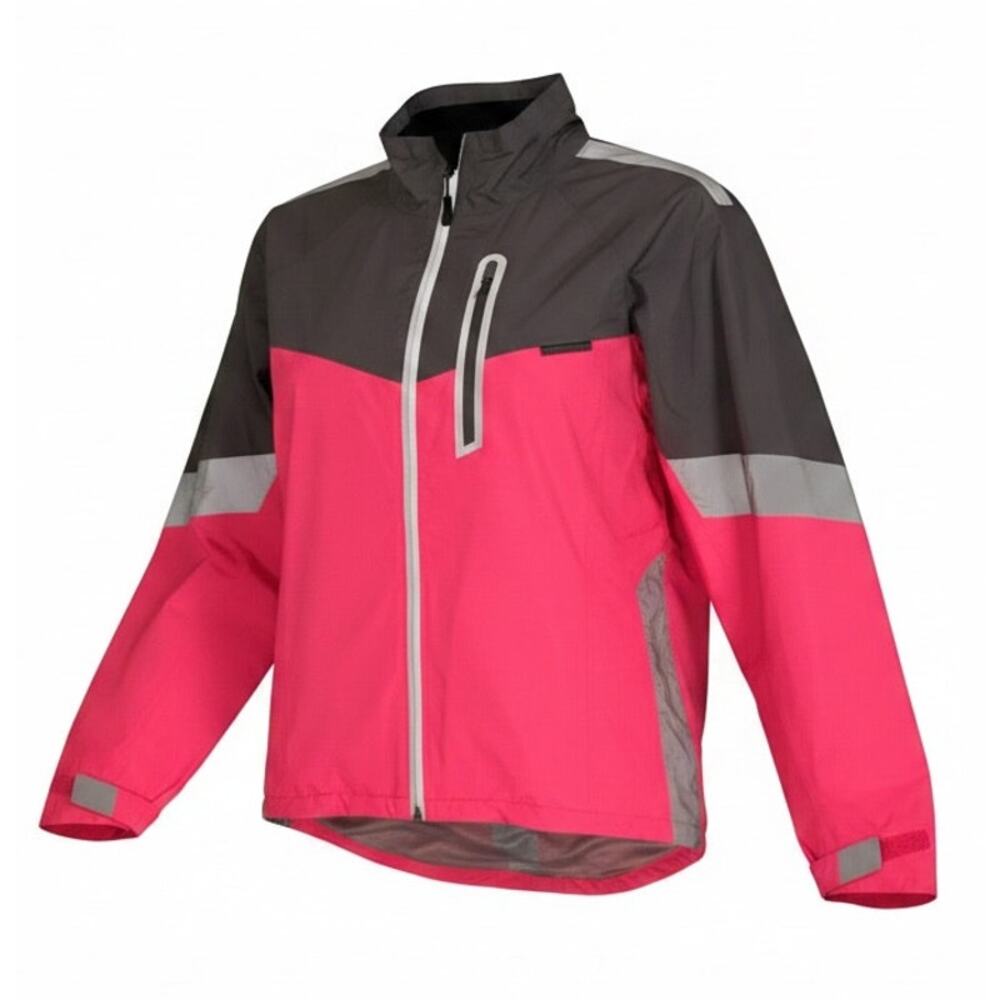 Madison Pink Reflective Waterproof Cycling Jacket UK 14/US 10